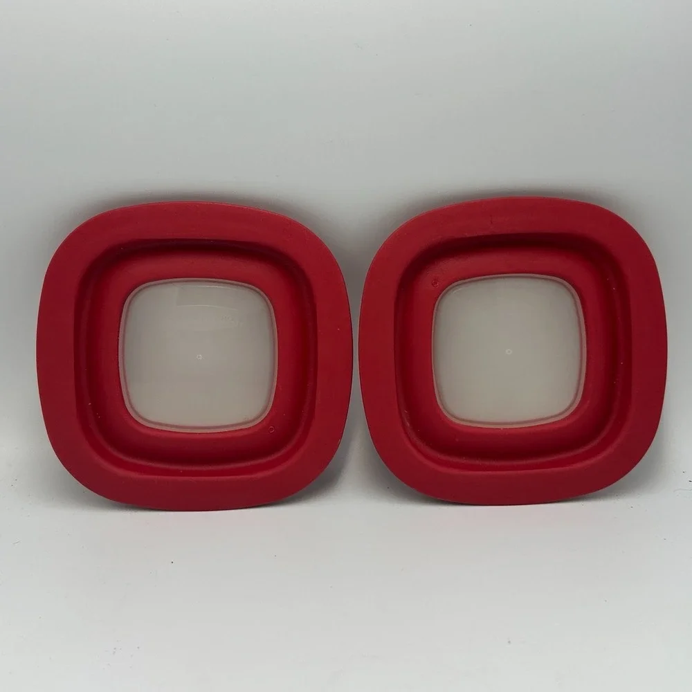 Rubbermaid Premier 10M1M2 Red Square Replacement Container Window Lid‎ 5